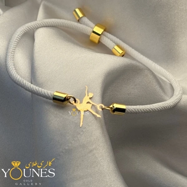 دستبند رقص باله طلا لیزری